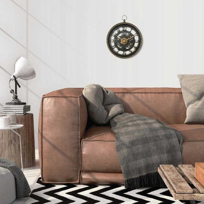 Nowy Zegar Ścienny Zegar vintage biurowy średnica 26cm