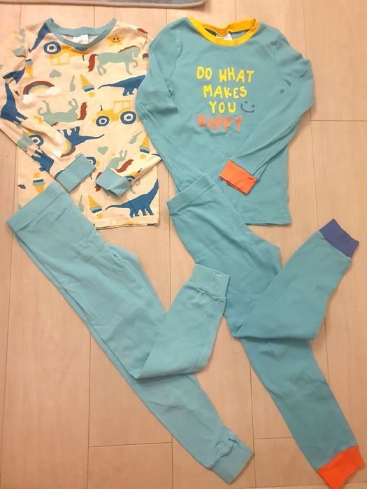 Piżamki dziecięce r. 122/128 H&M