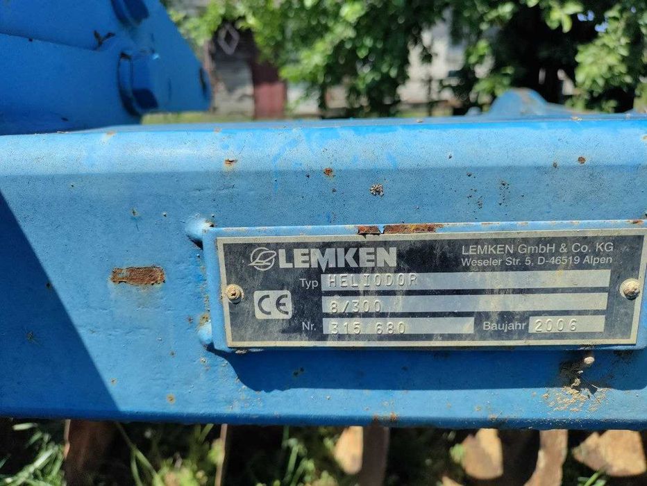 Дискова борона Lemken Heliodor 3 М.