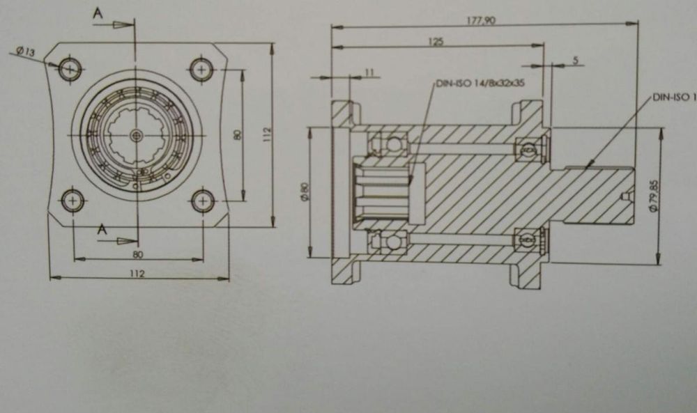 Adapter przedłużka 125mm odsunięcie pompy od przystawki cena brutto