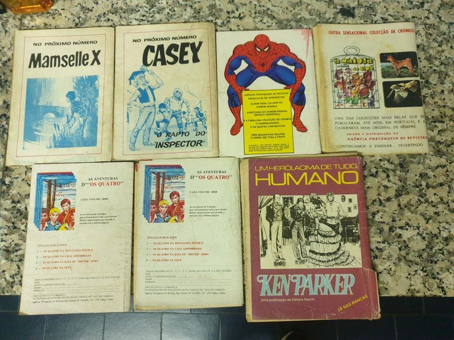 Revistas antigas de banda desenhada