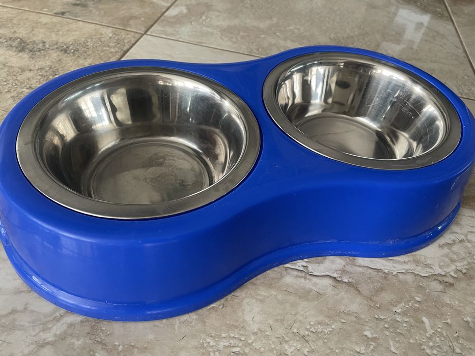 Тарілка для собак двійна