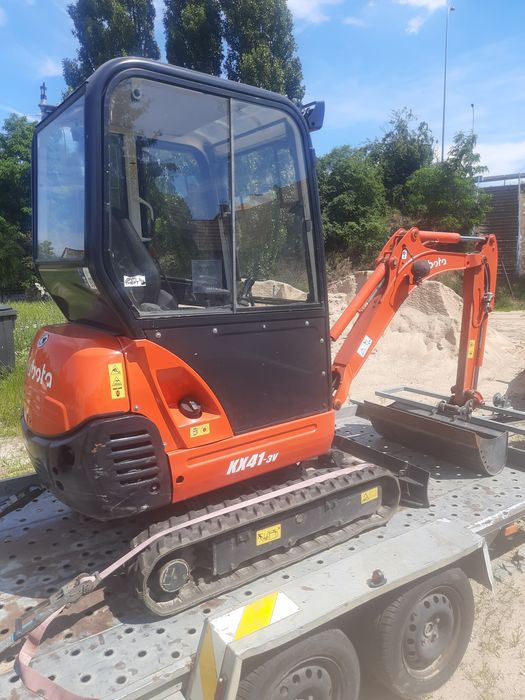 Minikoparka na wynajem kubota. Doba