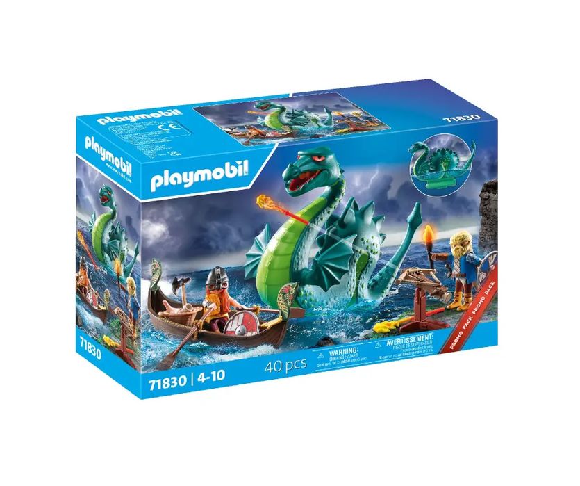 Playmobil Wiking z morskim potworem 71830. Playmobil (U). Nowy Produkt