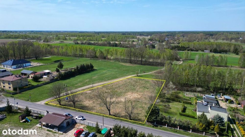 Działka w spokojnej okolicy 15 min od Bełchatowa