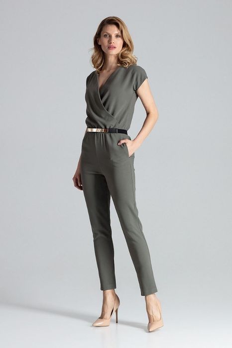 Kombinezon z paskiem model M397 Oliwkowy M