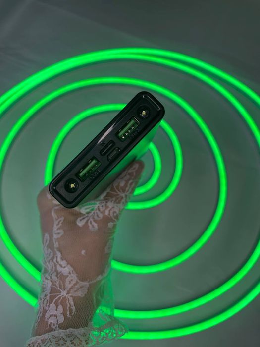 Power Bank 10000 mAh / 120W / USB / Type-C / павер банк + LED ліхтар