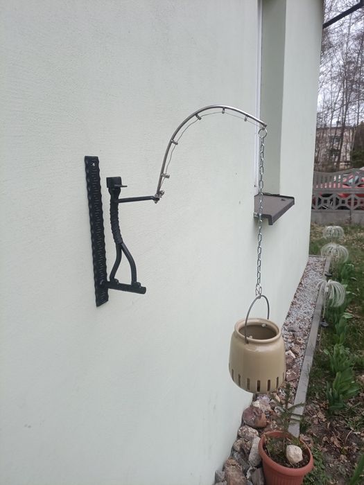 Uchwyt,wieszak na lampę solarną, świecę. Metaloplastyka