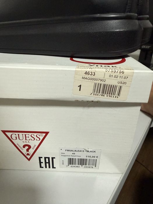 Guess кеды мужские