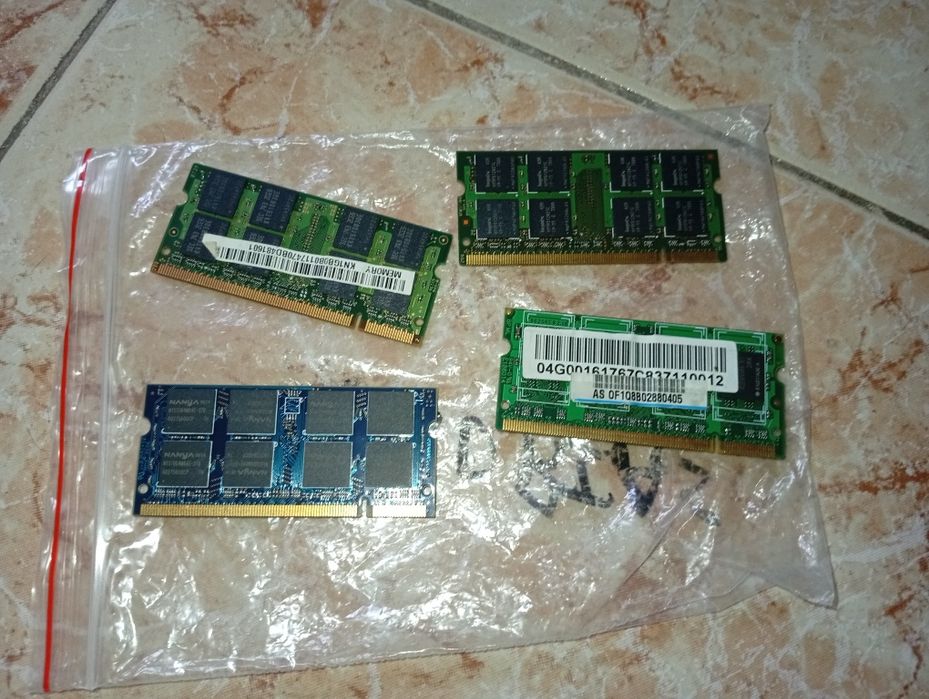 Memorias ram Total 4 GB DDR2 Sodimm