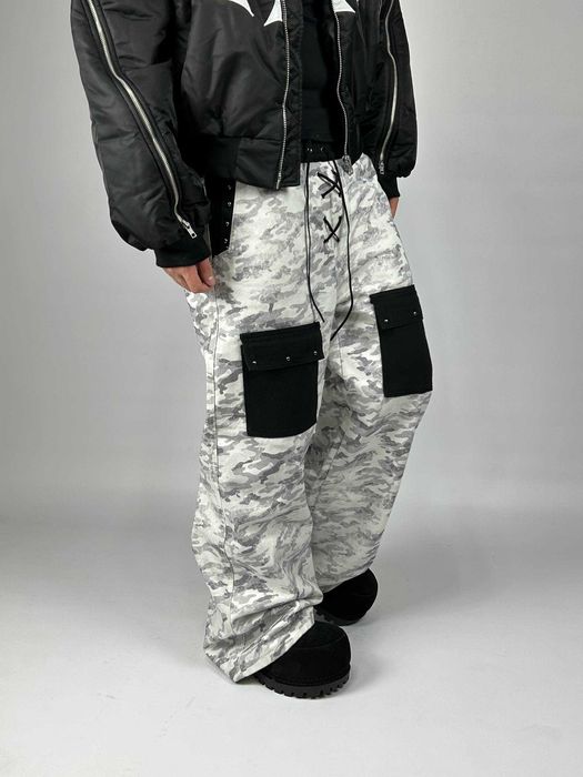 Штани сірі камо камуфляж camo pants archive архив кастом штаны джинсы