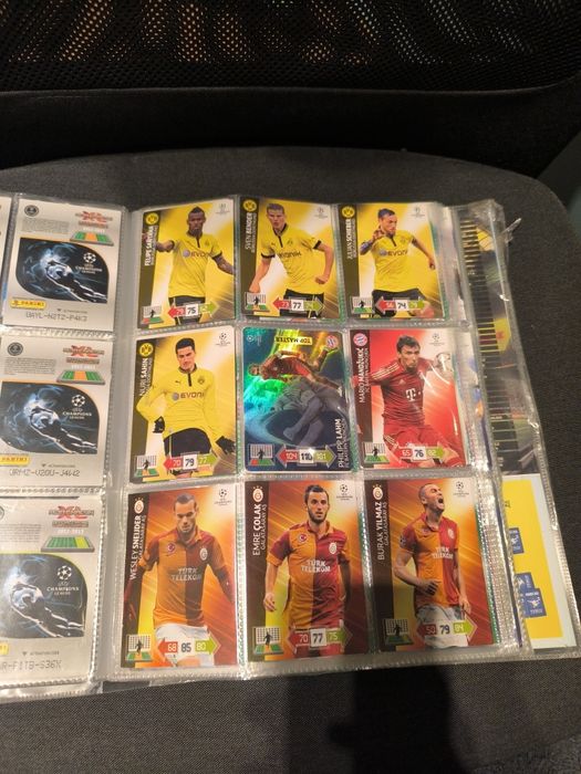 Karty piłkarskie Panini Adrenalyn 2012, 2013, 2014, 2015