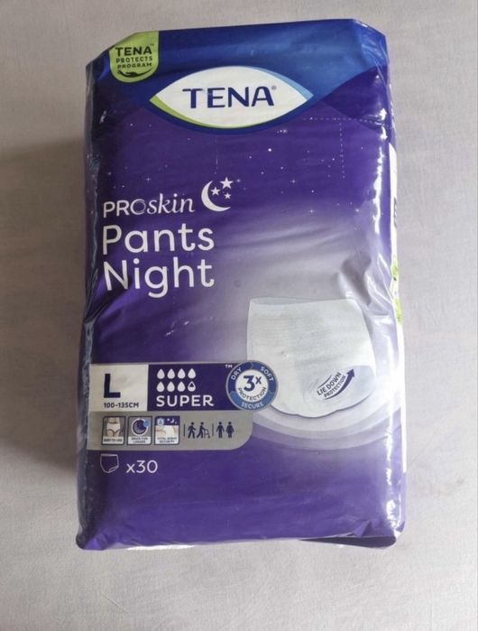 Dwie paczki pieluchomajtki tena pants night rezerwacja
