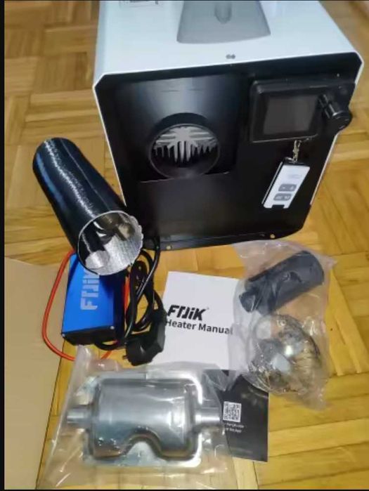 Nagrzewnica olejowa 8KW 12/230V ZASILACZ WEBASTO do kampera garażu PL