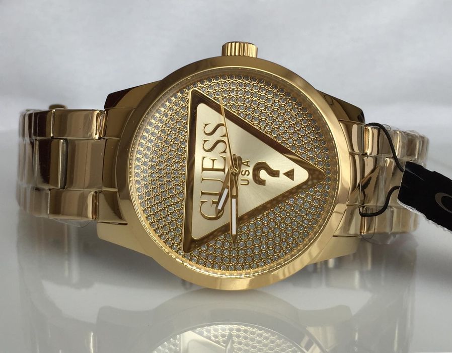 Знижка ! Годинник Guess Badge Gold, unisex