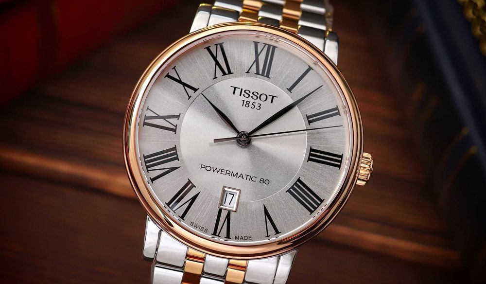 Tissot Carson Premium Powermatic 80 T122.407.22.033.00 Zegarek Męski Elegancki