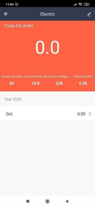 INTELIGETNE Gniazdko smart WIFI smart home TUYA watomierz programator