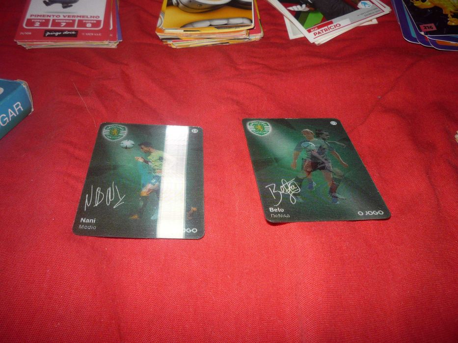 Ofereço "cartas sporting" e outros cromos