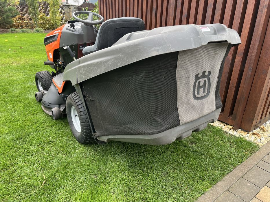 Traktorek Kosiarka Husqvarna TC 142 + plug