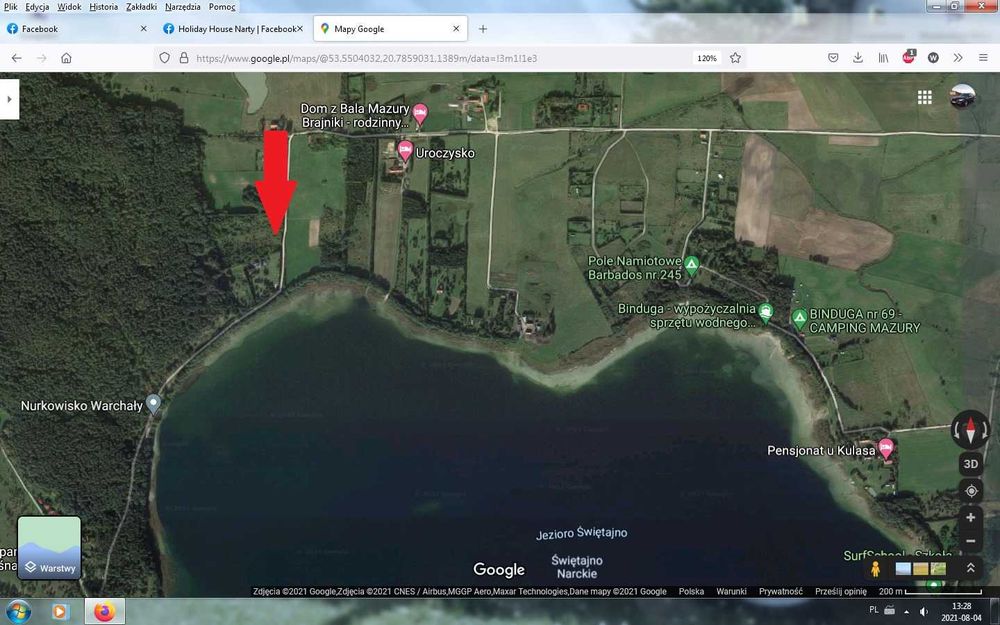 Domek nad jeziorem Świętajno,Bilard,klima, Wi-Fi, jacuzzi,łódka