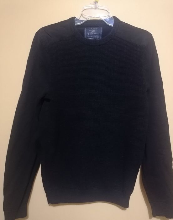 Sweter męski czarny