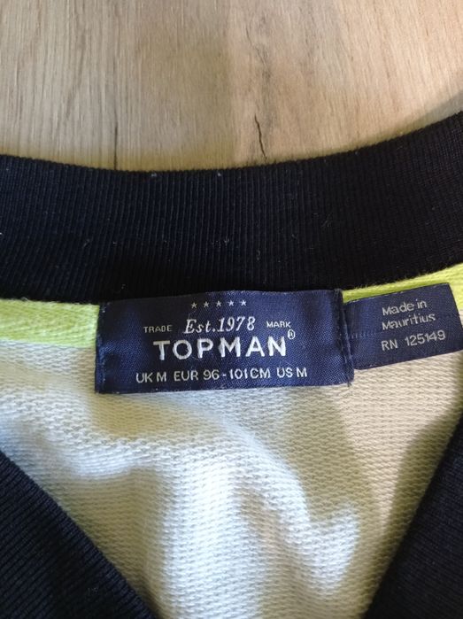 Bluza męska zapinana na zamek Topman