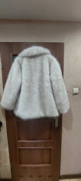 Kurtka futerko lama ciepla puszysta rozmiar M