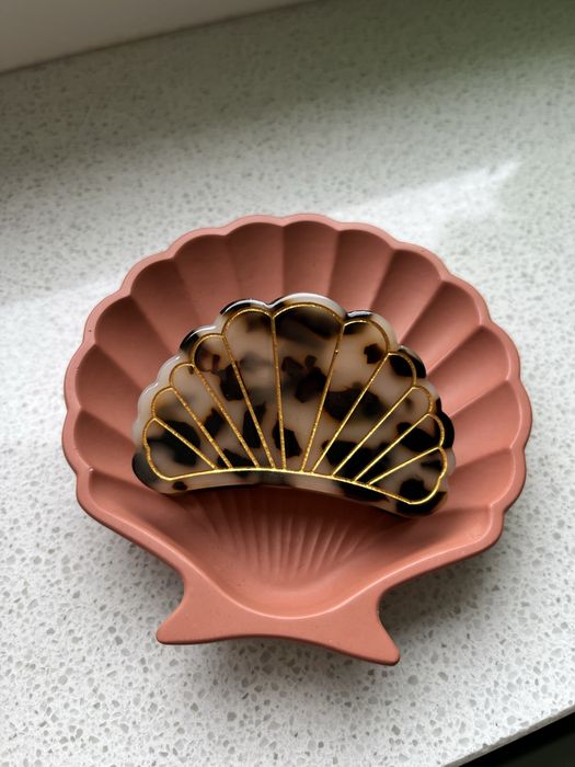 Klamra do wlosów ozdobna muszla Tortoiseshell