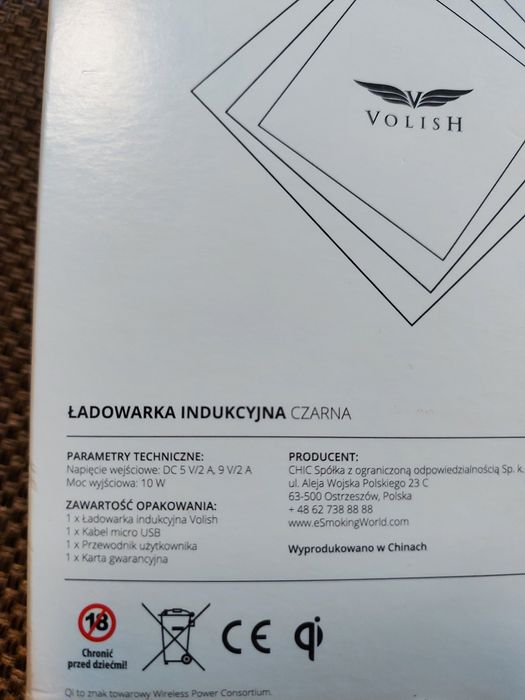 Ładowarka indukcyjna do telefonu Volish