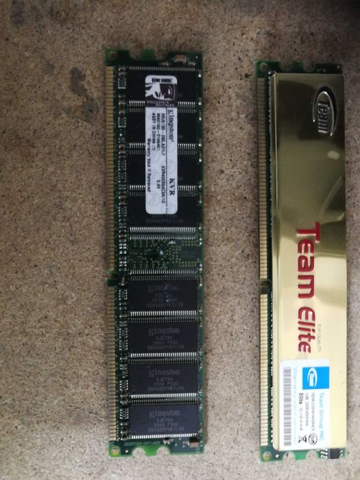 Memórias Ram DDR3 4GB e DDR1 1GB64586156810499121