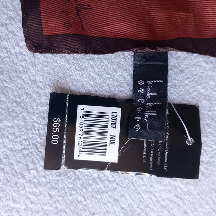 Nowa chusta 100% jedwab 87x87cm