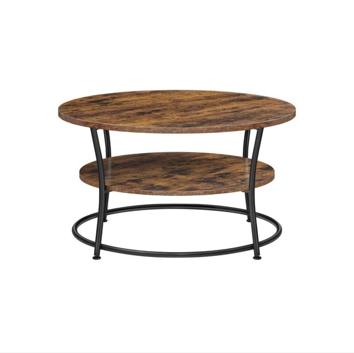 Stolik kawowy okrągły 80cm średnicy rustykalny