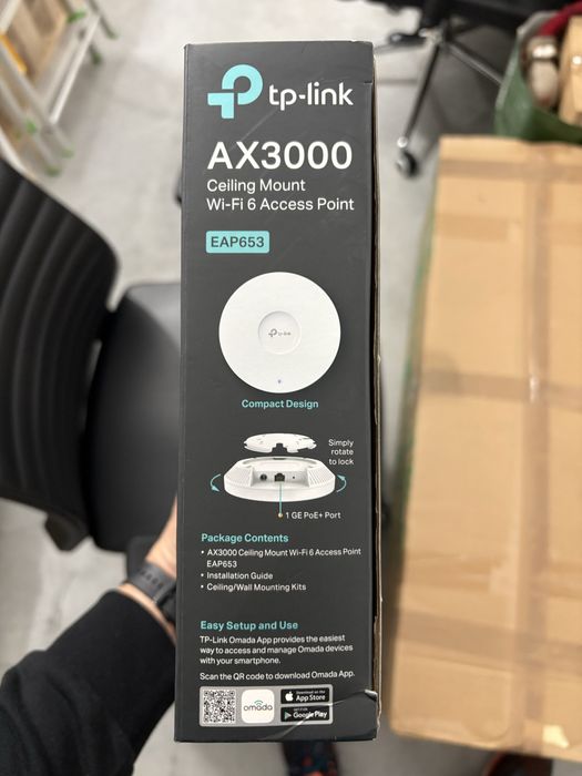 2x TP-Link EAP653 Wi-Fi 6 Access Point64284286953090122