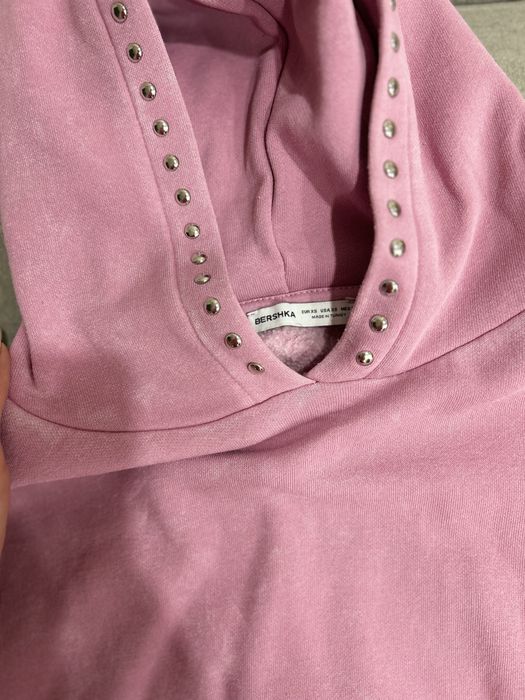 Худі з капюшоном і заклепками Bershka