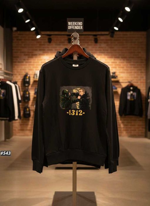 Cotton 1OO% | Новые Свитшоты Weekend Offender 1312 | Большой Принт