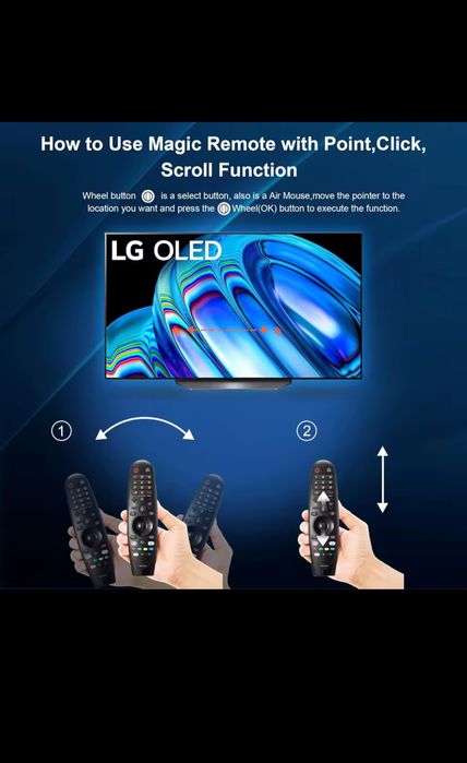 Pilot do TV LG Magic scroll myszka Voice ANMR20G GRATIS