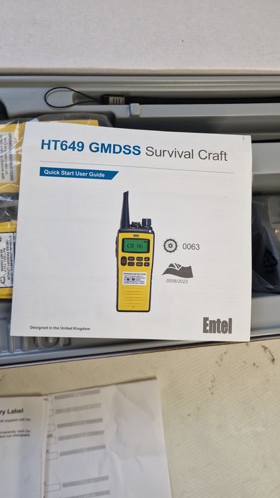 Radiotelefon GMDSS Entel HT649 radio krótkofalówka