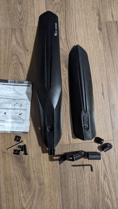 Щитки для велосипеда. West biking. Передній і задній на 26 колеса