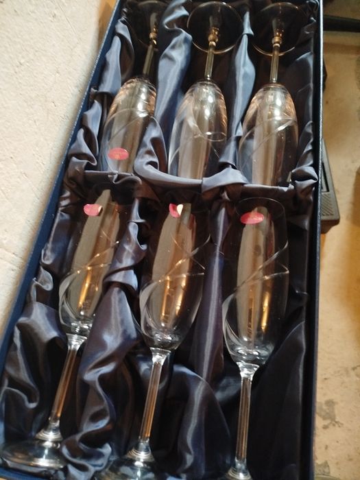 Kieliszki na szampana, Gerlach 12 sztuk sprzedam ,nowe!!!