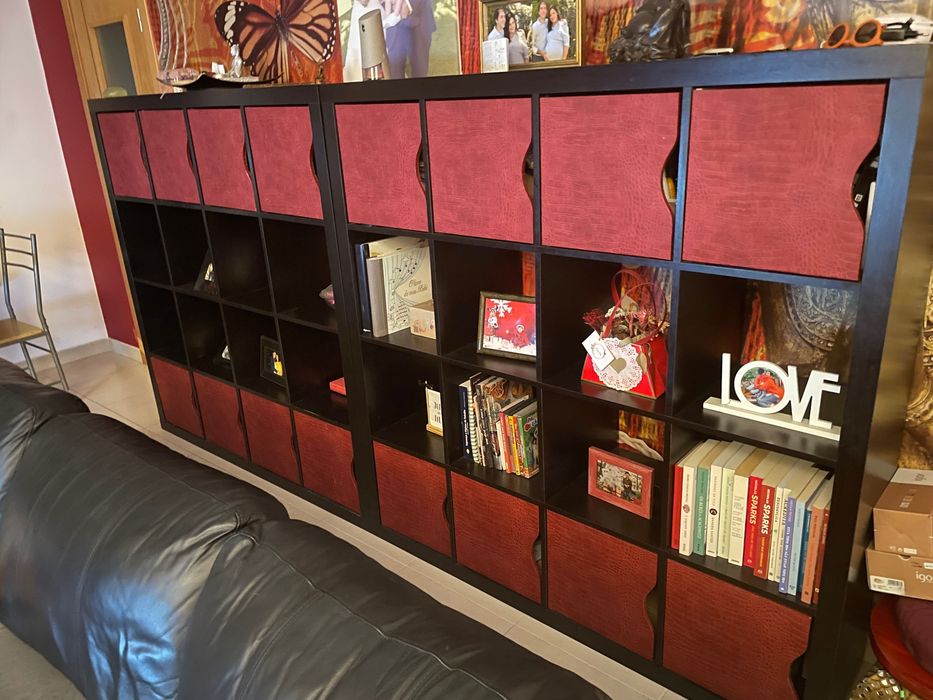 Armário para decoração e arrumação