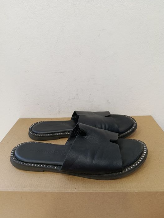 Tamaris skórzane klapki rozmiar 38