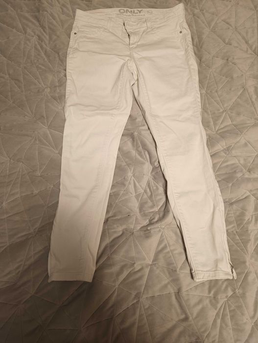 Białe spodnie Only r.s/m