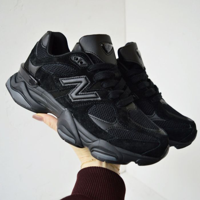 Чоловічі кросівки New balance 9060 Black чорні всесізоні