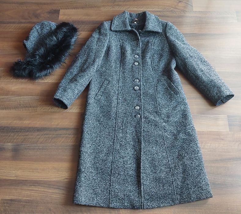 Płaszcz jesienno-zimowy rozmiar 42