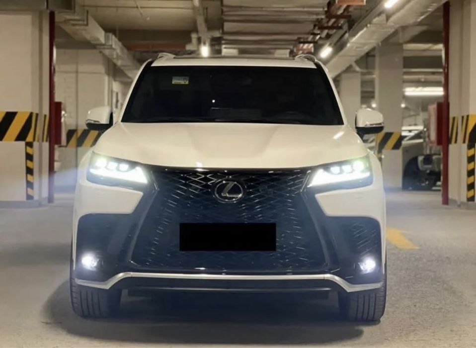 Обвес губа передняя задняя Lexus LX500 LX600 TRD F sport решетка