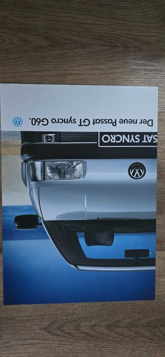 Prospekt VW Passat  GT Syncro G60 B3