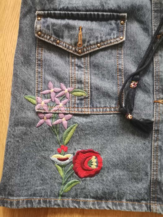 płaszcz jeansowy desigual rozmiar 42 - 38 nowy