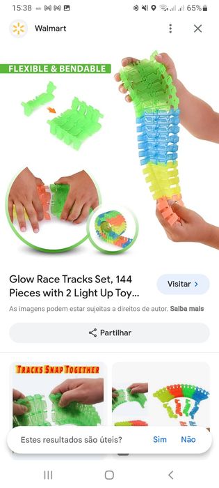 Pista colorida maleavel varias opcoes