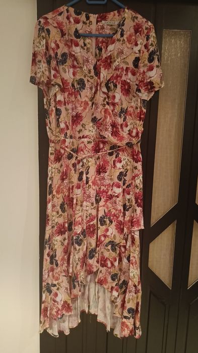 Quiosque letnia sukienka falbanki wiskoza rozmiar 44