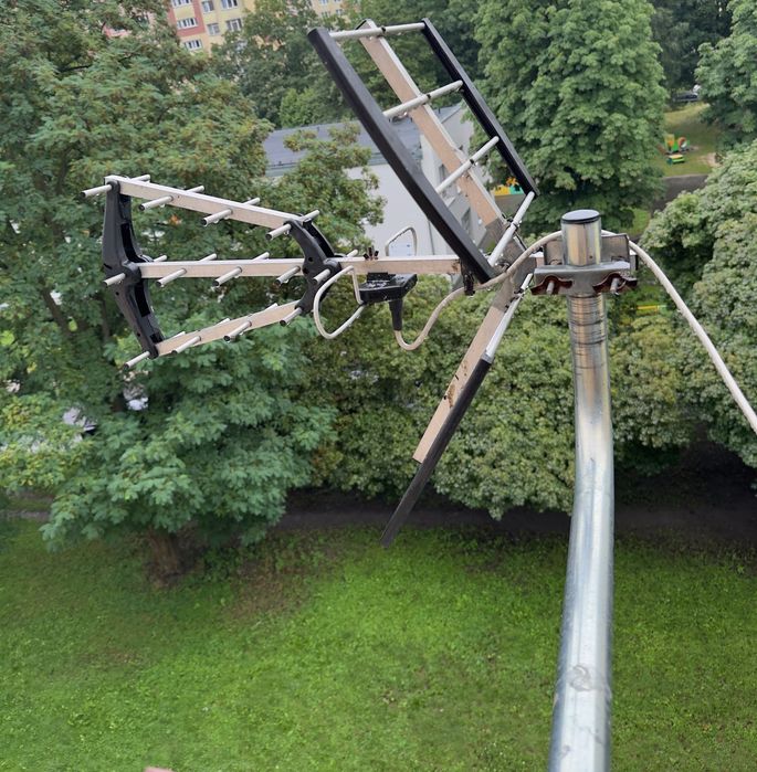 Antena DVB-T kierunkowa Ze wspornikiem